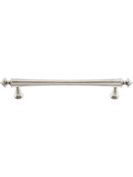Large Classical Revival Drawer Pull - 5 inch Center to Center in Polished Nickel.